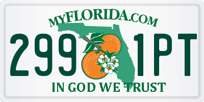 FL license plate 2991PT