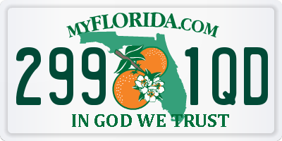 FL license plate 2991QD