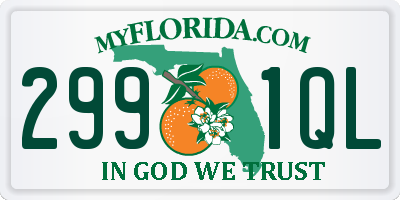 FL license plate 2991QL