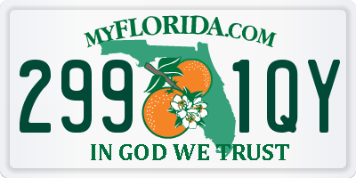 FL license plate 2991QY