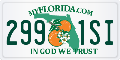 FL license plate 2991SI