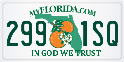 FL license plate 2991SQ