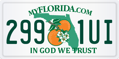 FL license plate 2991UI