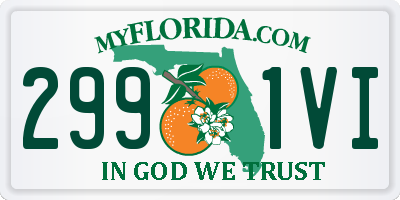 FL license plate 2991VI