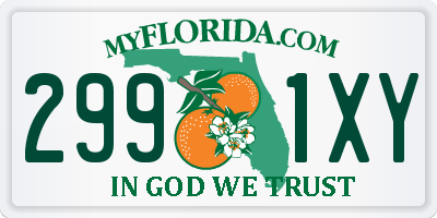 FL license plate 2991XY