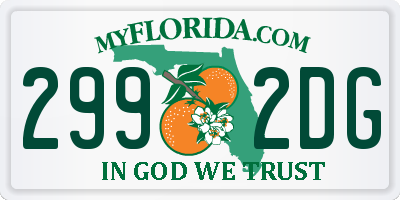 FL license plate 2992DG