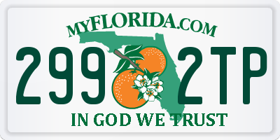 FL license plate 2992TP