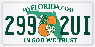 FL license plate 2992UI