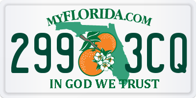 FL license plate 2993CQ