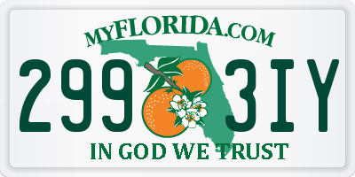 FL license plate 2993IY