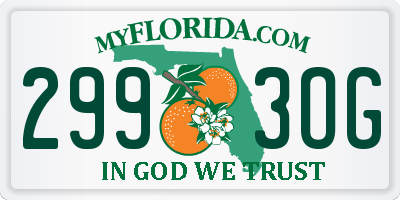 FL license plate 2993OG