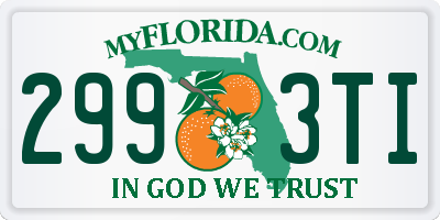 FL license plate 2993TI