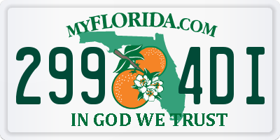 FL license plate 2994DI