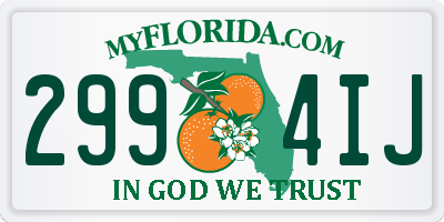 FL license plate 2994IJ