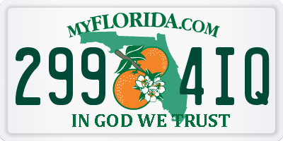 FL license plate 2994IQ