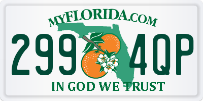FL license plate 2994QP
