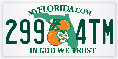 FL license plate 2994TM