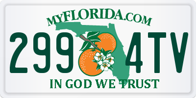 FL license plate 2994TV