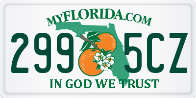 FL license plate 2995CZ