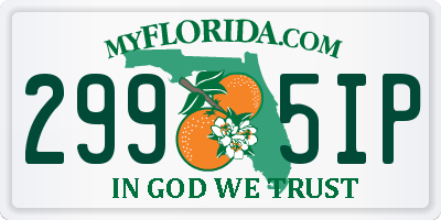 FL license plate 2995IP