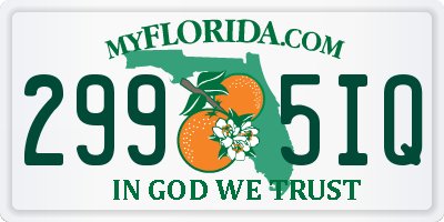 FL license plate 2995IQ