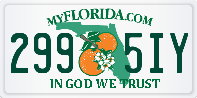 FL license plate 2995IY