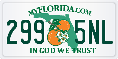 FL license plate 2995NL