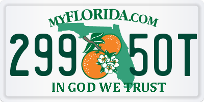 FL license plate 2995OT