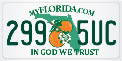 FL license plate 2995UC