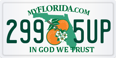 FL license plate 2995UP
