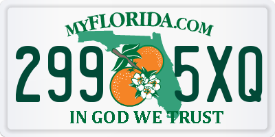 FL license plate 2995XQ