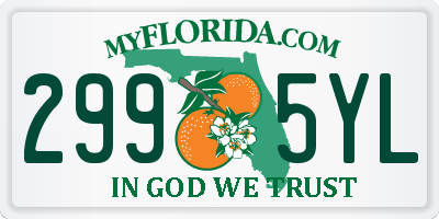 FL license plate 2995YL