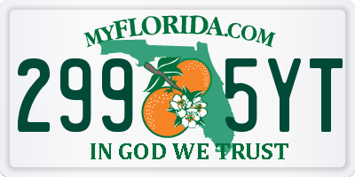 FL license plate 2995YT