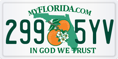 FL license plate 2995YV
