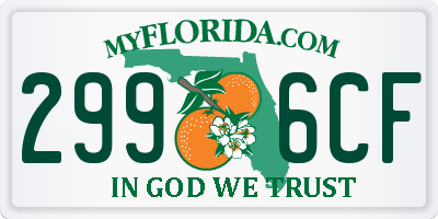FL license plate 2996CF