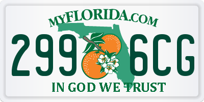 FL license plate 2996CG