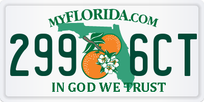 FL license plate 2996CT
