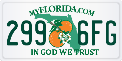 FL license plate 2996FG