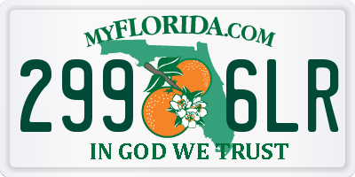 FL license plate 2996LR