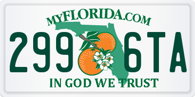 FL license plate 2996TA