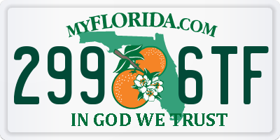 FL license plate 2996TF