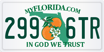 FL license plate 2996TR