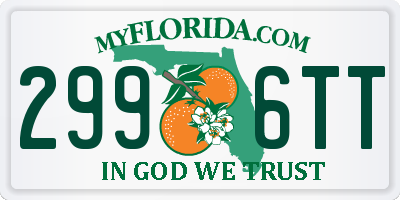 FL license plate 2996TT