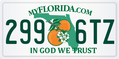 FL license plate 2996TZ
