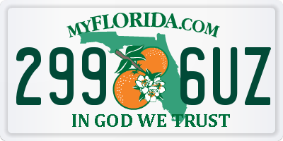 FL license plate 2996UZ