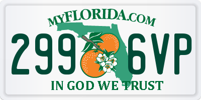 FL license plate 2996VP