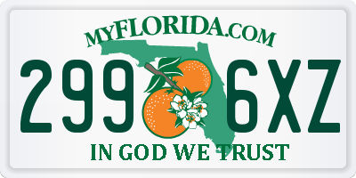 FL license plate 2996XZ