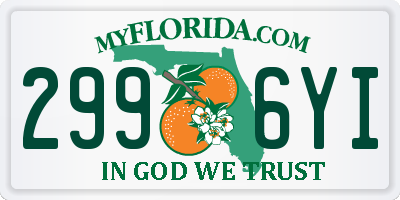 FL license plate 2996YI
