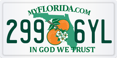 FL license plate 2996YL