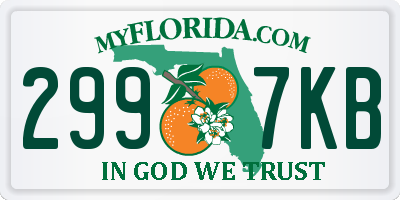 FL license plate 2997KB